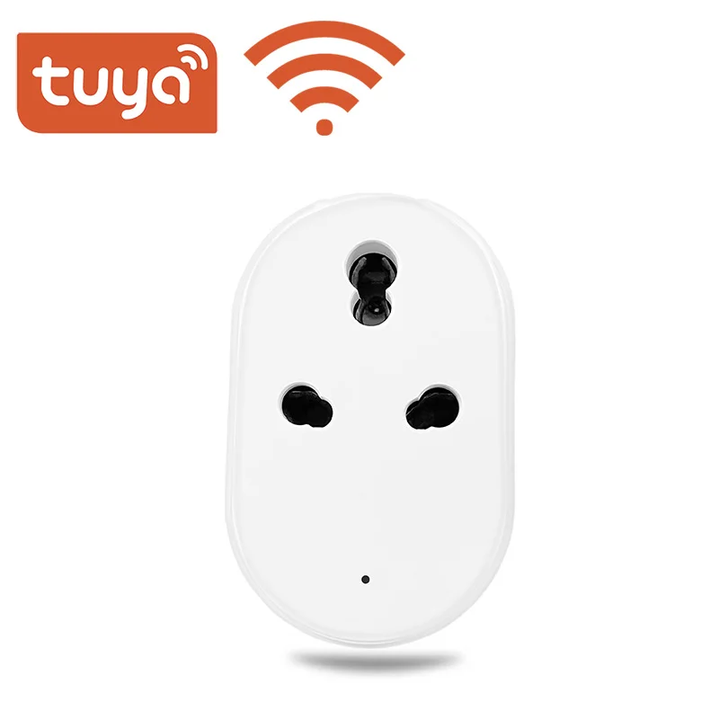 Tuay Индия Южная Африка 16A умная WiFi вилка Tuya Alexa Google Assistant IFTTT США Великобритания