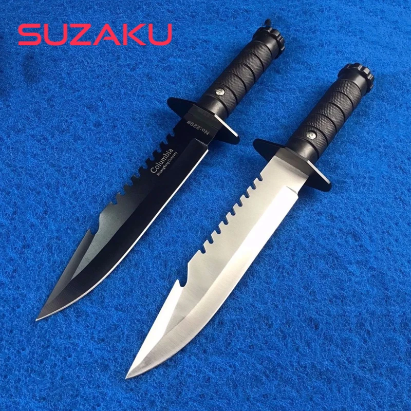 

High hardness Straight Tactical Knife Non-foldable Outdoor Cutter Pocket Stainless Steel Survival Camping Multifunctional Knives