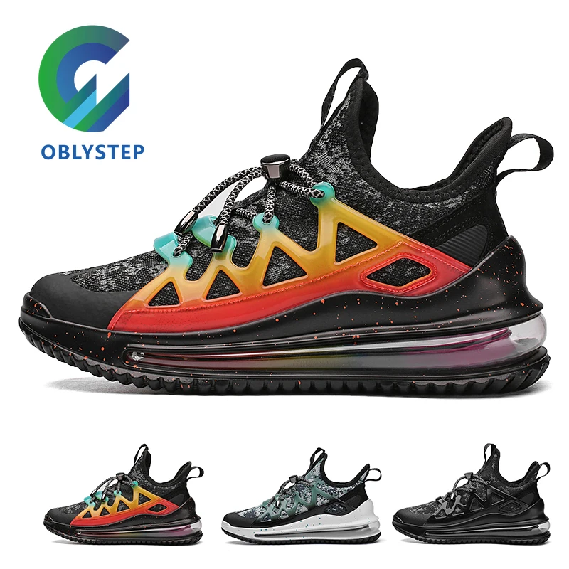 

OBLYSTEP 2020 Fashion Men's Sports Shoes Breathable Air Cushion Soft Sole Comfortable Jogging Outdoor
