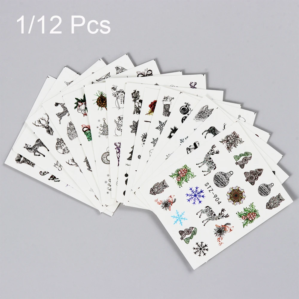 1/12 шт. разноцветные наклейки для ногтей|Стикеры и наклейки| |