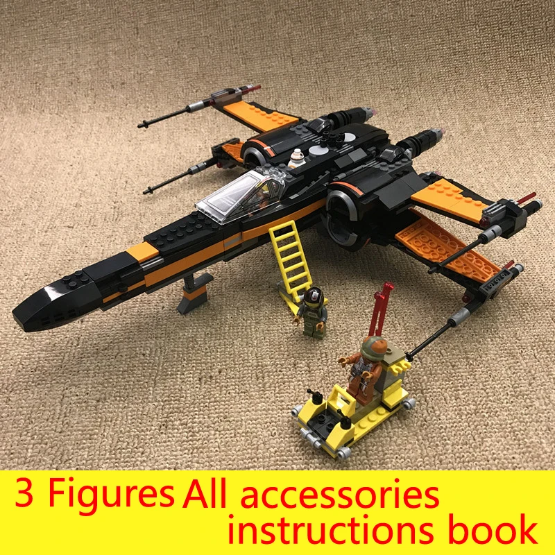 748 шт БЛОКИ Звездные Wars кирпичи игрушки Poe X wing Fighter собранные строительные блоки