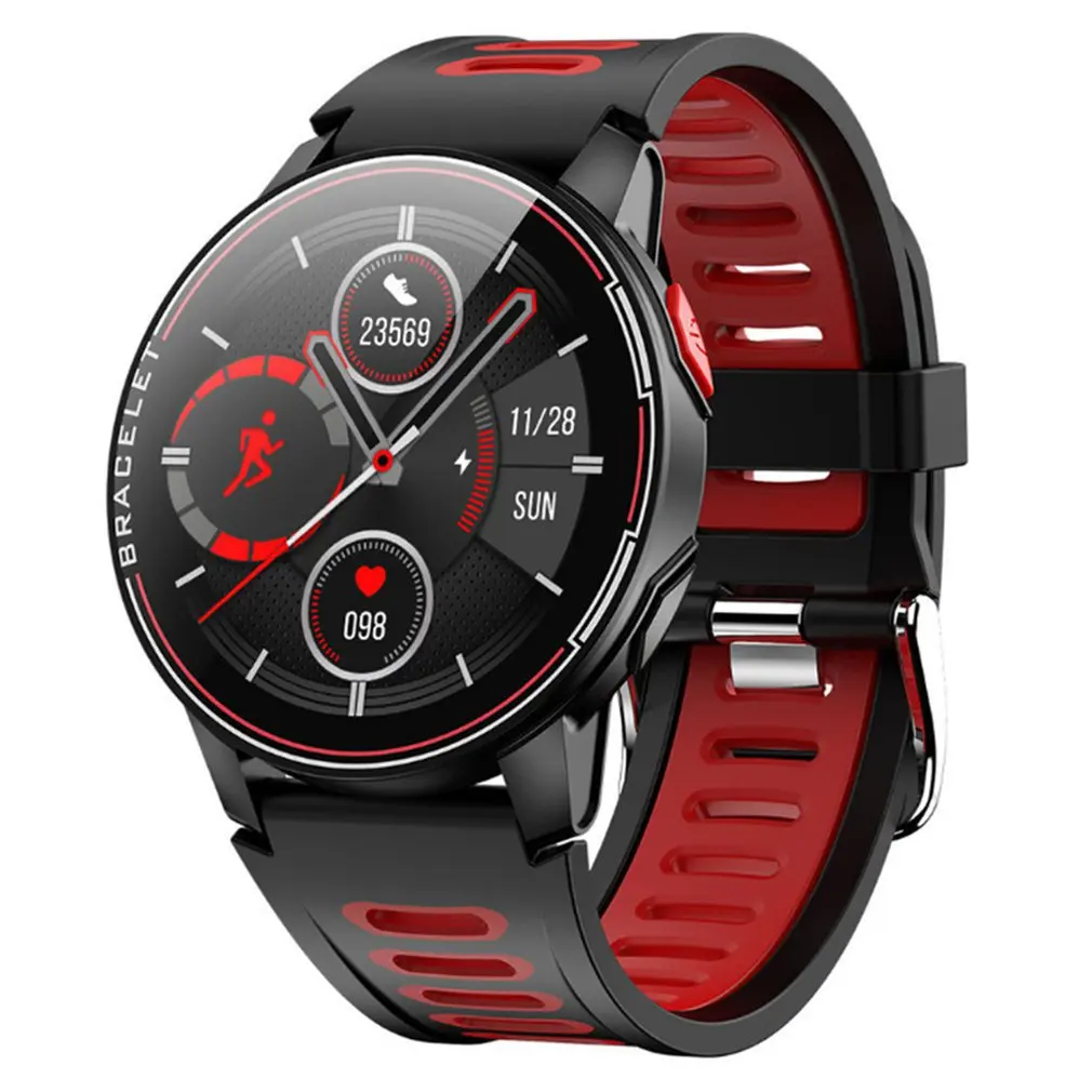 

Smart Watch L6 1.28 Inch High-definition IPS Color Screen Full Touch Sleep Monitoring Message Reminder Exercise Record