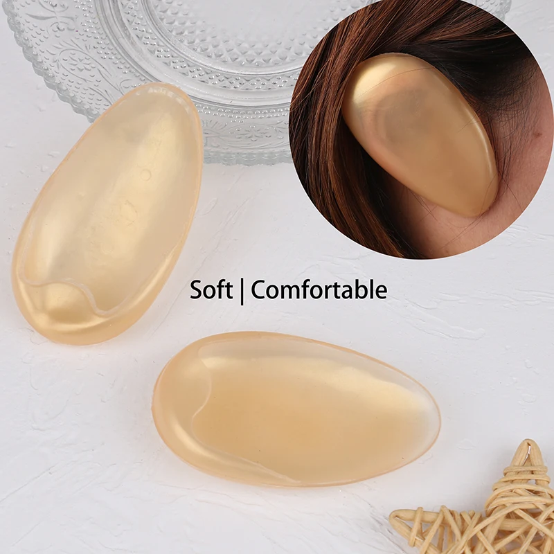 

1pair Ear Cover Salon Hairdressing Hair Dyeing Coloring Protector Waterproof Earmuffs Soft Comfortable Hair Dyed Earmuffs