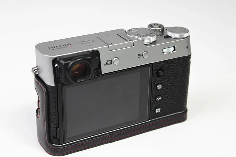 Кожаный половинный чехол для камеры FUJIFILM FUJI X100 X100S X100T X100F X100V | Электроника