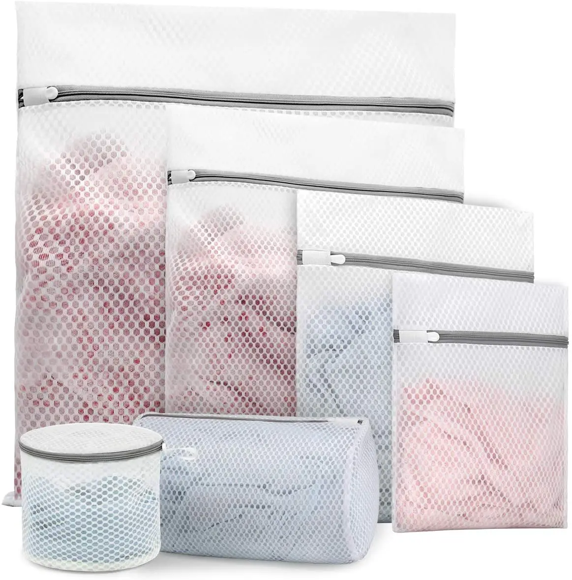 Durable Honeycomb Mesh Laundry Bags for Delicates