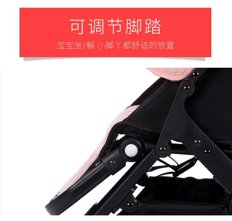 2 In1 Twins Baby Stroller Can Be Split Can Sit on A Reclining Double Stroller Baby Twins Trolly Four Wheel Baby Carriage