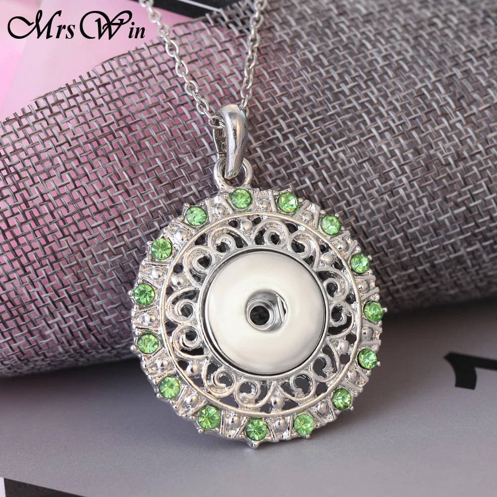 Цепочка с подвеской женская классическое круглое ожерелье кристаллами