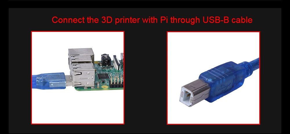 Осьминог Raspberry Pi 3 Model B V1.2 макетная плата комплект с wifi+ блок питания для камеры для Ender 3 3d принтер мониторинга