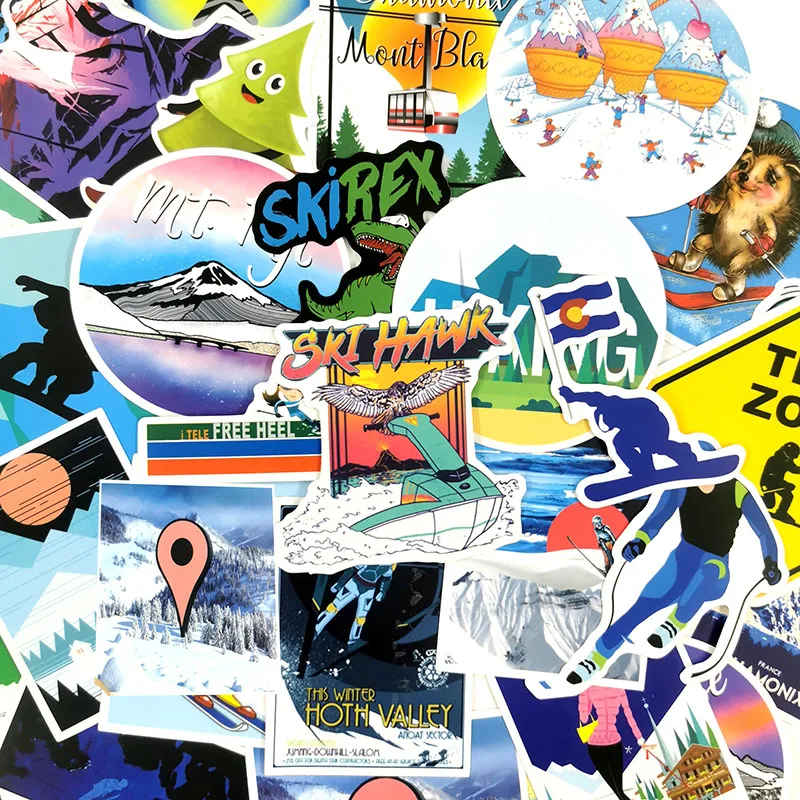 10/100 шт./лот модный скейтборд тренд брендовый логотип наклейка водонепроницаемые