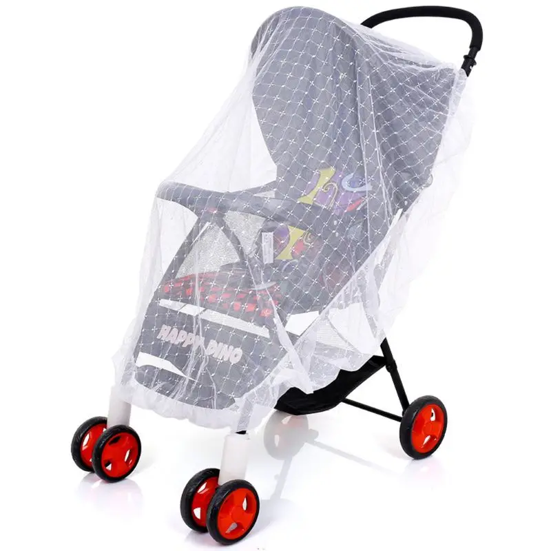 

C5AA Infants Baby Stroller Net Safe Mesh Buggy Crib Netting Cart Net Pushchair Full Cover Netting