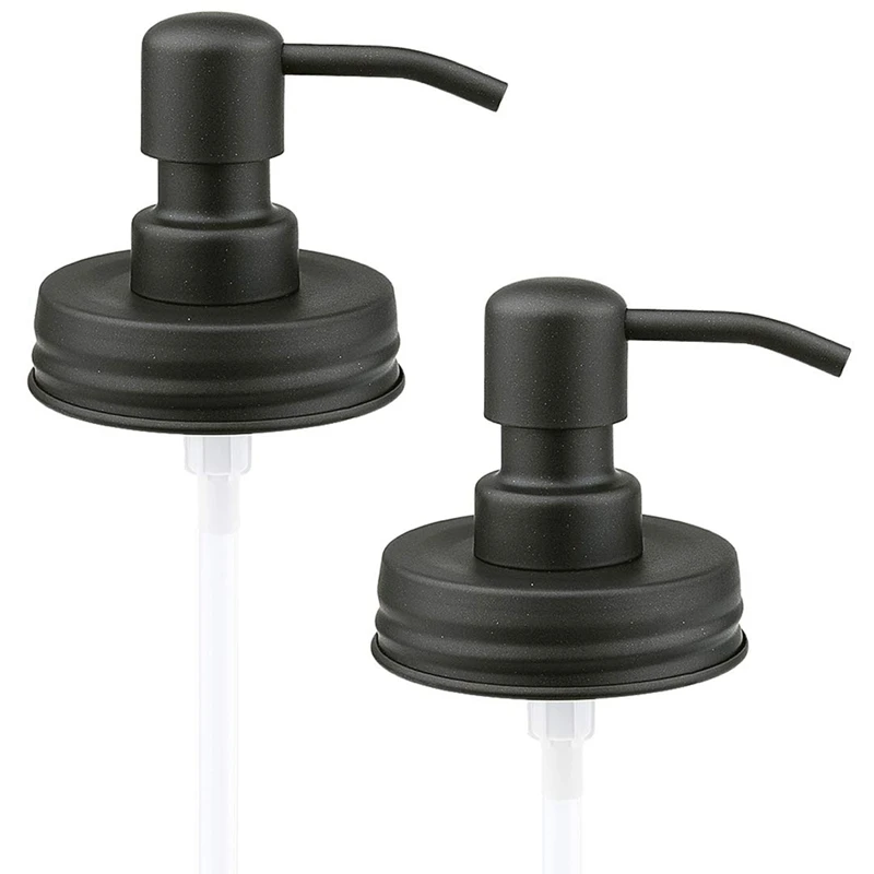 Дозатор для мыла крышки из нержавеющей стали дозатор лосьона насос замена Mason Jar