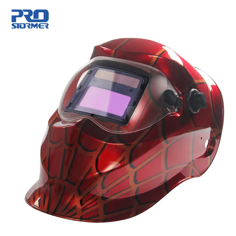 Prostormer Spiderman череп Солнечная Авто Затемнение шлем Сварочная маска/сварочный