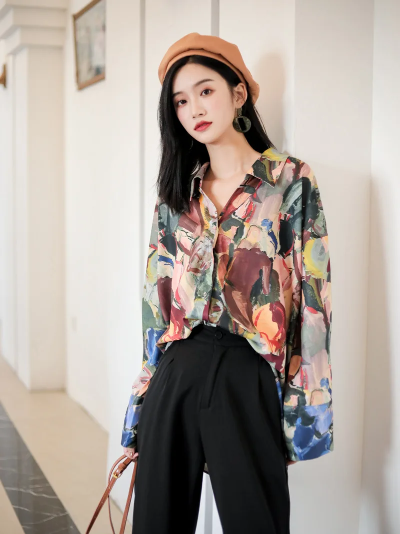 Топ 2020 модное предложение распродажа блузы Хлопковые женские топы Корейская