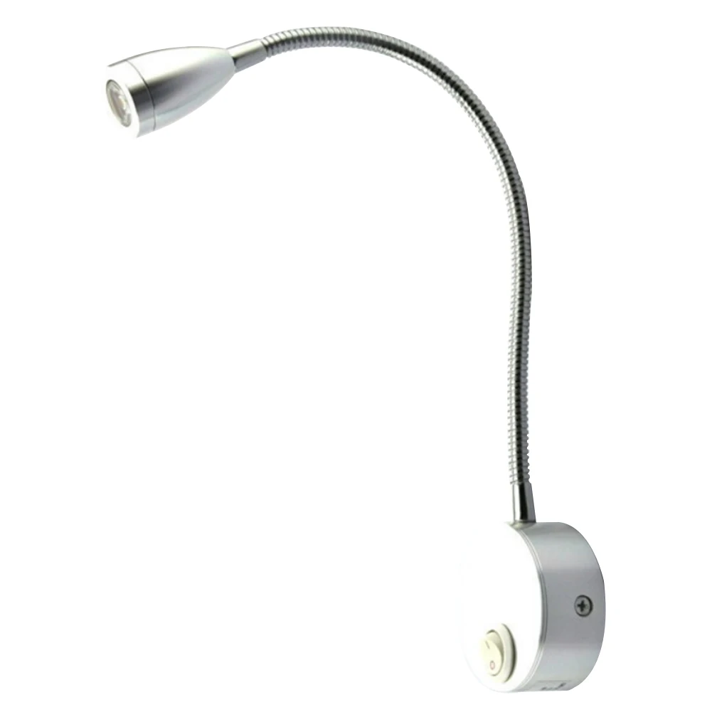12V RV Reading Light Vehicles 360 Degree Rotation Adjustable Led Button Control Office Bed Lamp Boats Multipurpose Portable | Автомобили и