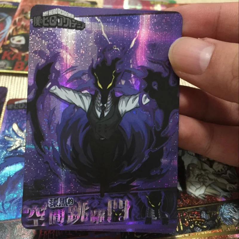 12 unids/set mi h&eacute;roe Academia Midoriya Izuku empalme tarjeta Agumon acci&oacute;n figuras de juguete Edici&oacute;n Conmemorativa de tarjetas-3