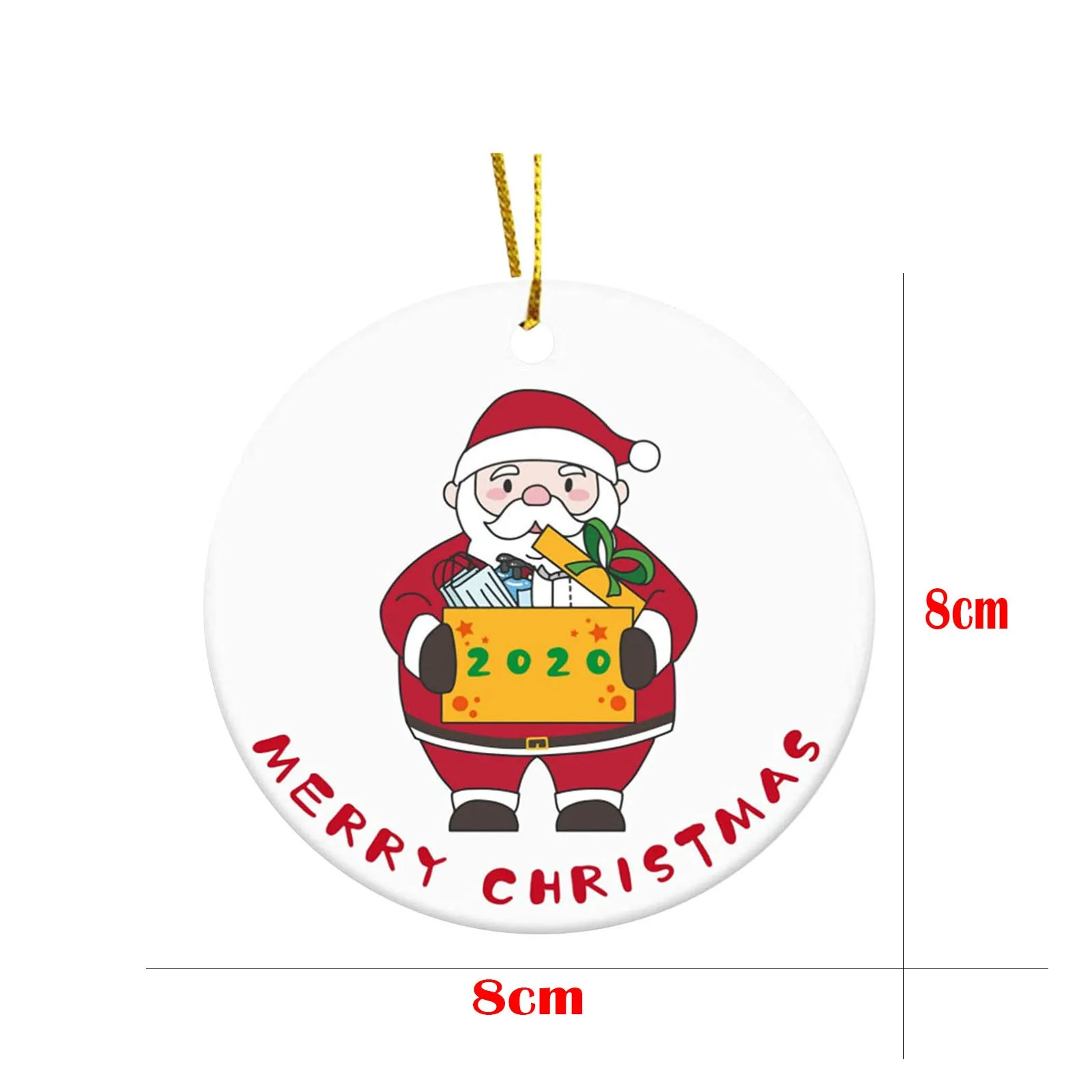 Лидер продаж 2020 новинка украшение для новогодней елки подвеска с подсветкой без