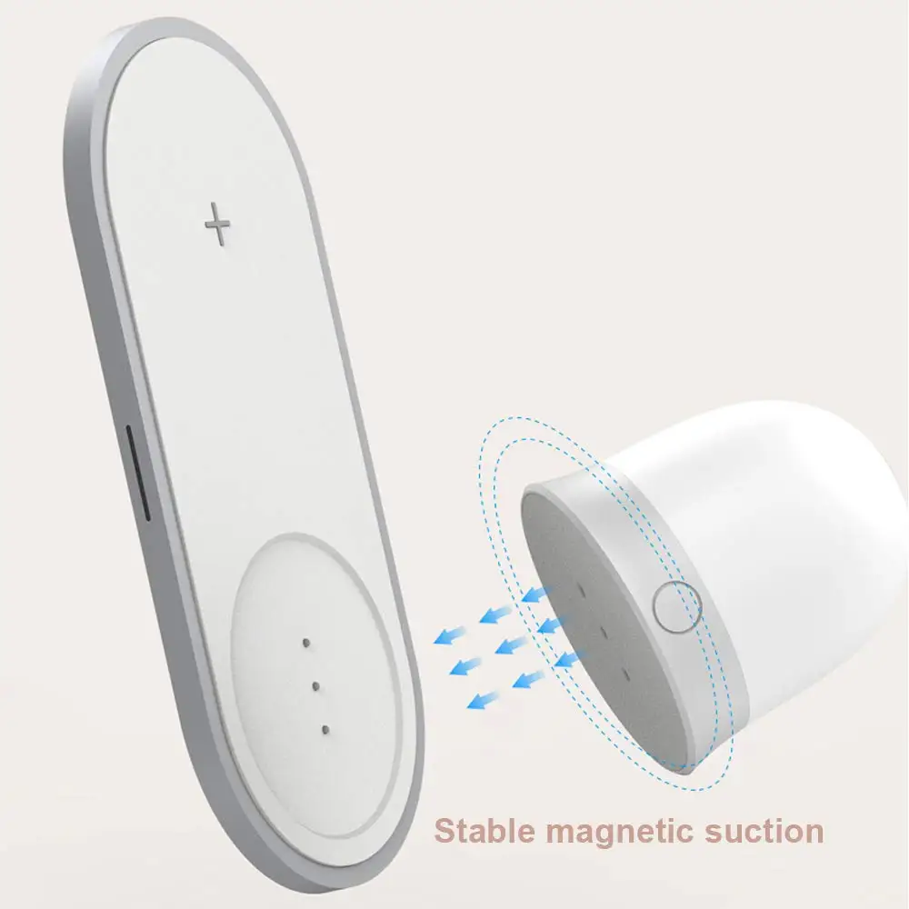Беспроводное зарядное устройство лампа Ночной светильник быстрая Беспроводная