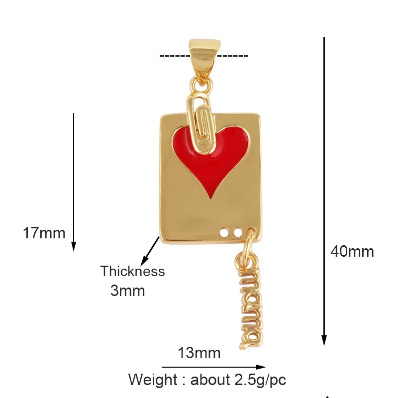 

Подвеска в виде сердца, цветное ожерелье и браслет с покрытием из настоящего золота 18K