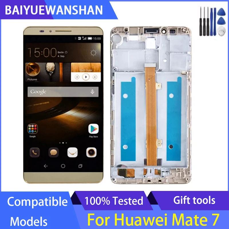 

For Huawei Mate 7 LCD Display Touch Screen Digitizer Assembly Replacement For Huawei Mate7 MT7 display screen