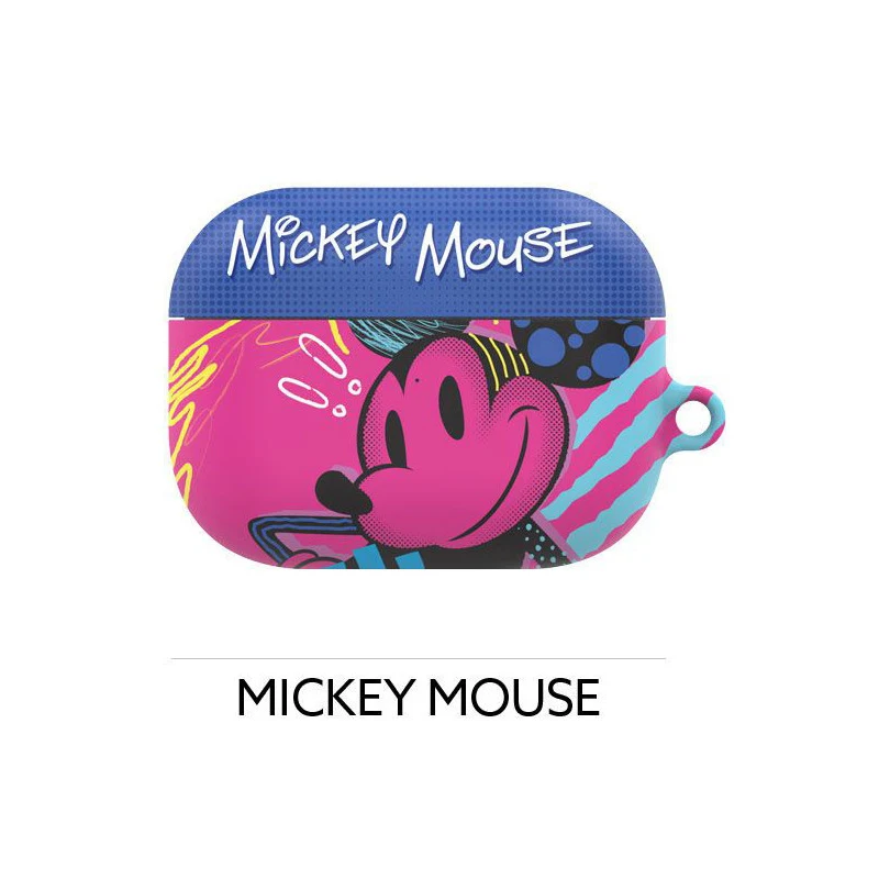 

Original Cartoon Disney Mickey Minnie Earphone Protect Case For Airpods Pro Cute Hook Up Anti-fall Cover Shell For AirPods Pro