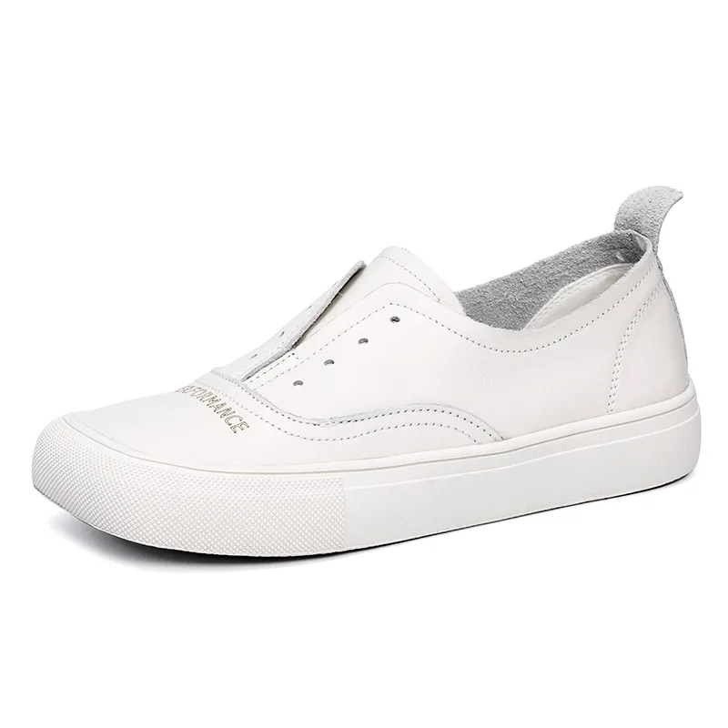 

Women's shoes 2021 spring new white shoes leather two square head flat sole small single shoes solid color Korean plate shoes