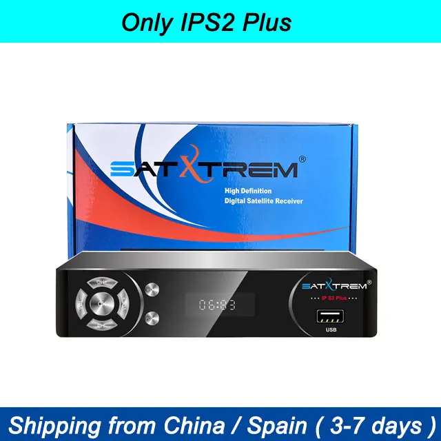 only box satxtrem ips2 iptv спутниковый ресиверwith usb wifi oscam cccam receptor azamerica телевизор ресивер тв тюнер скалер универсальный Приставка для цифрового ТВ для России - Цвет: only box