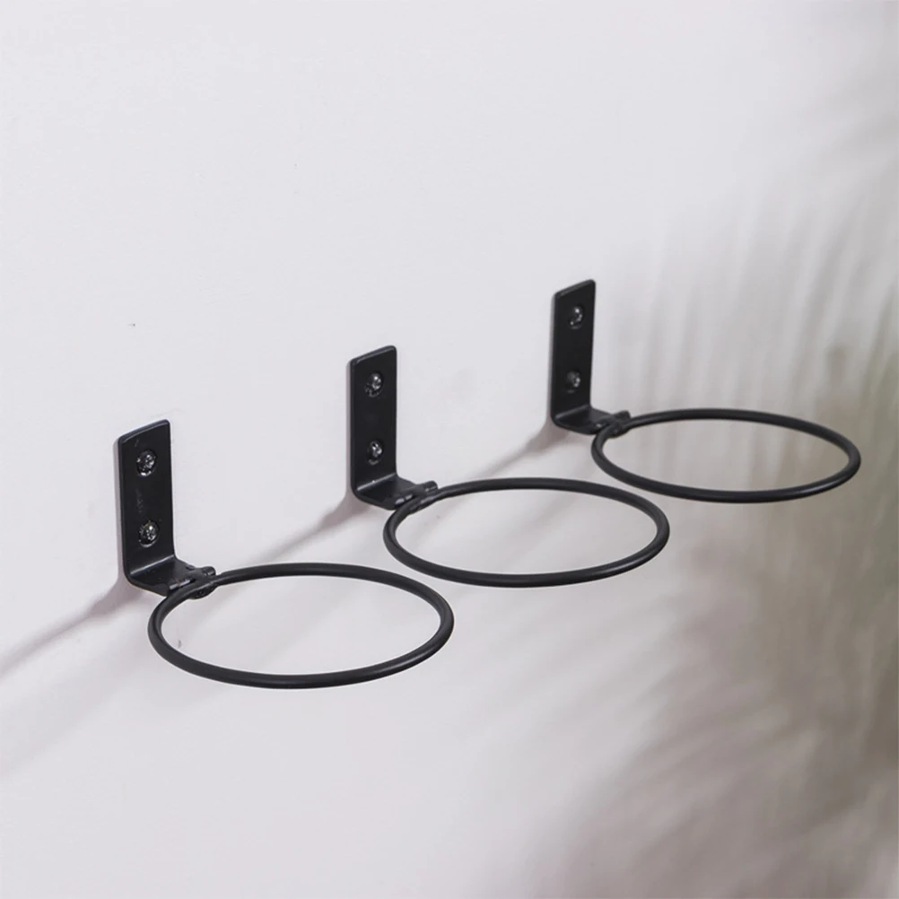 Настенный цветочный горшок 3 шт. металлическое железное кольцо настенный