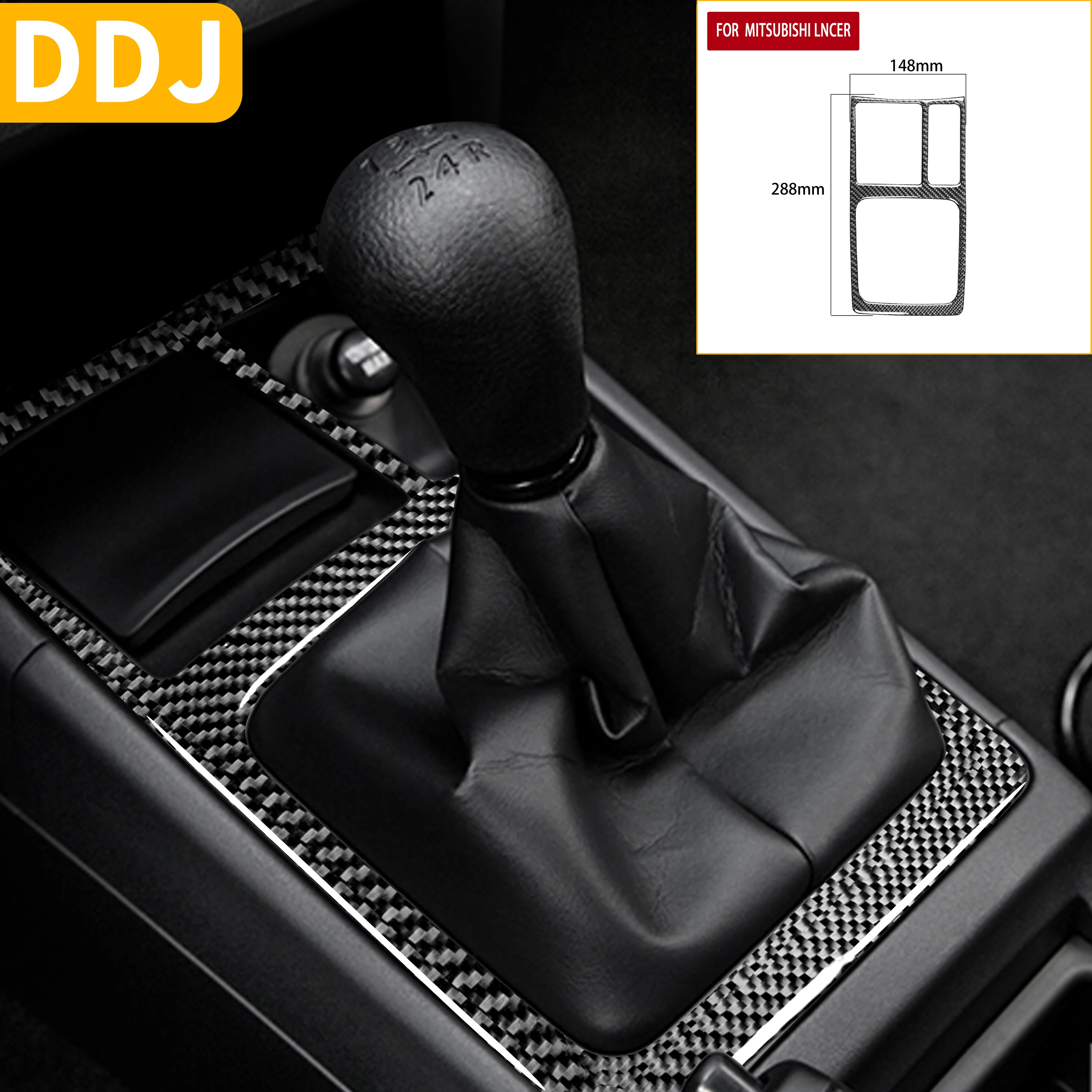 Панель переключения передач для Mitsubishi Lancer EVO X MR 2008 2015 рамка из углеродного