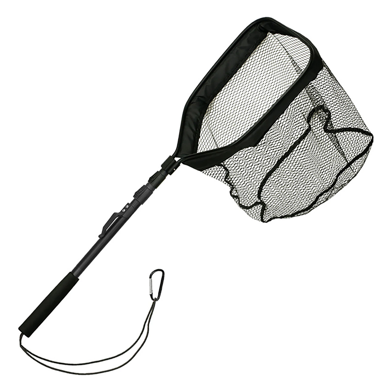 

Телескопическая складная ручная рыболовная сеть для ловли нахлыстом аксессуары из алюминиевого сплава легкая ловушка портативная Выдвижн...