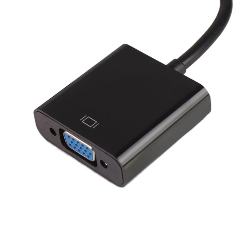 Адаптер HDMI совместимый с VGA кабель преобразователя цифрового сигнала в