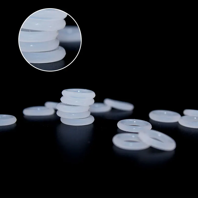 10 шт./лот белые силиконовые уплотнительное кольцо из силикона/VMQ 1 мм Толщина