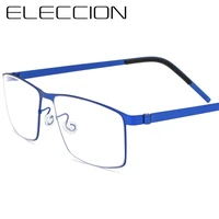 eleccion eye glasses frames for men square myopia optical prescription eyeglasses frame man antiskid silicone eyewear lens 52mm