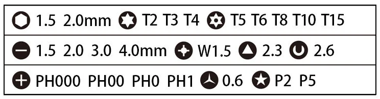 

25 in one S2 batch head iPhone watch and clock maintenance multi function screwdriver set screwdriver