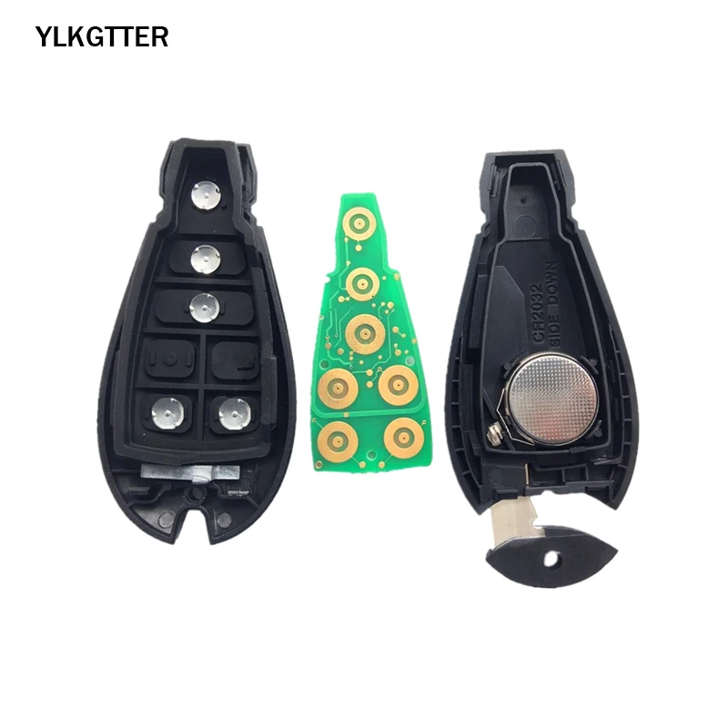 YLKGTTER 4+1 Button Remote Car key For Jeep Grand Cherokee 2008 -2013 M3N5WY783X IYZ-C01C with 433Mhz &amp ID46 Chip Smart Fob | Автомобили