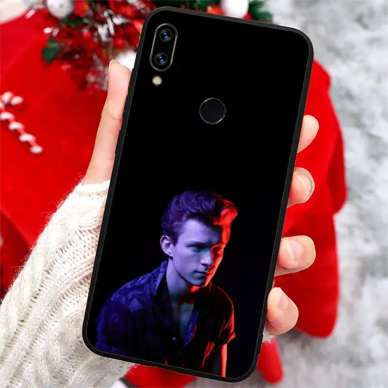 

tom holland American actor Phone Case For Xiaomi Redmi note 7 8 9 t k30 max3 9 s 10 pro lite