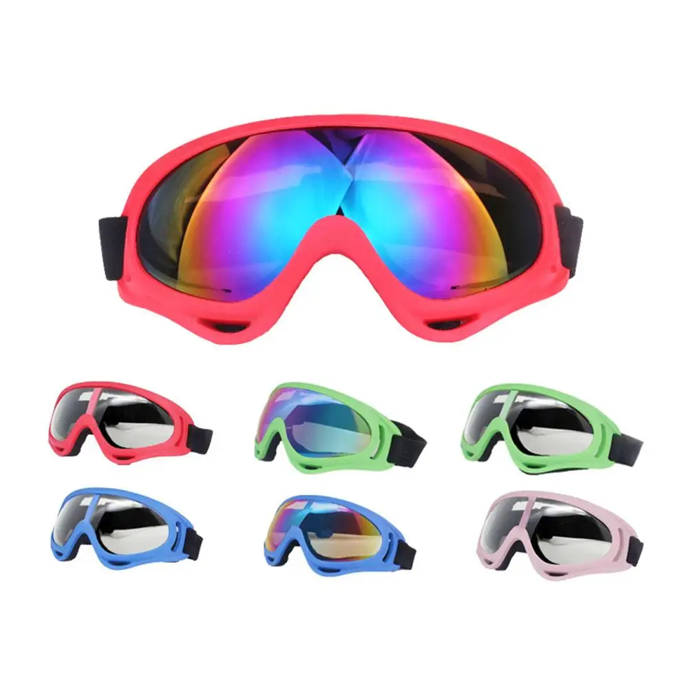 

Motorcycle Goggles Ski Glasses UV Protection Sport Snowboard Skate Skiing Goggles Multicolor