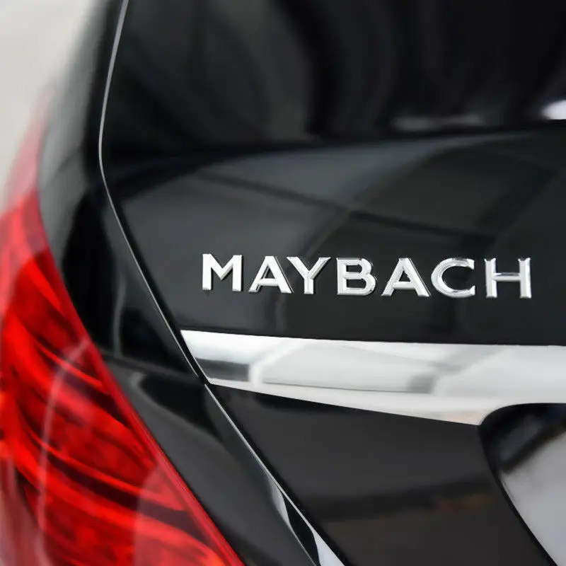 Для Maybach эмблема автомобиля металлический логотип стикер значок для Mercedes Maybach