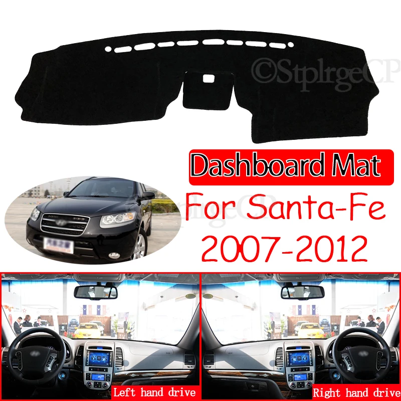 

for Hyundai Santa Fe 2007 2008 2009 2010 2011 2012 CM Anti-Slip Mat Dashboard Cover Pad Sunshade Dashmat Protect Car Accessories