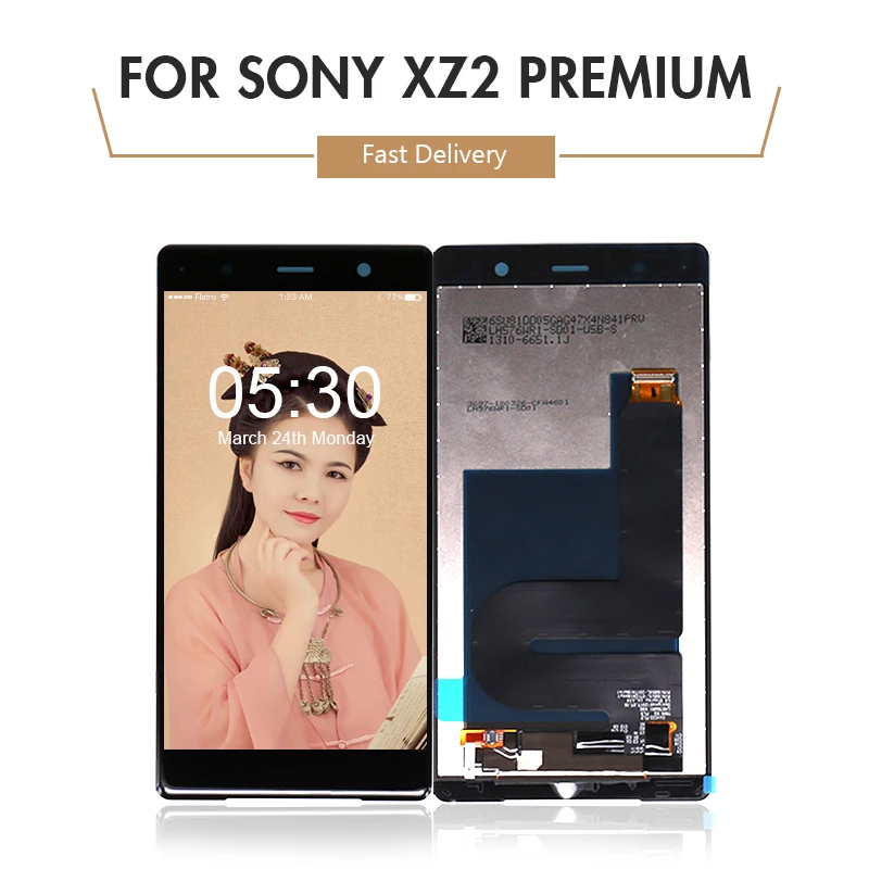 10 шт./лот для sony Xperia XZ2 жидкокристаллический экран класса премиум дисплей с