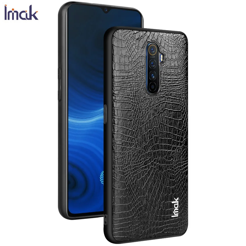 B Для Realme X2 Pro Imak LX-5 из искусственной кожи чехол для OPPO Reno Ace задняя крышка чехол защитная пленка - Цвет: B