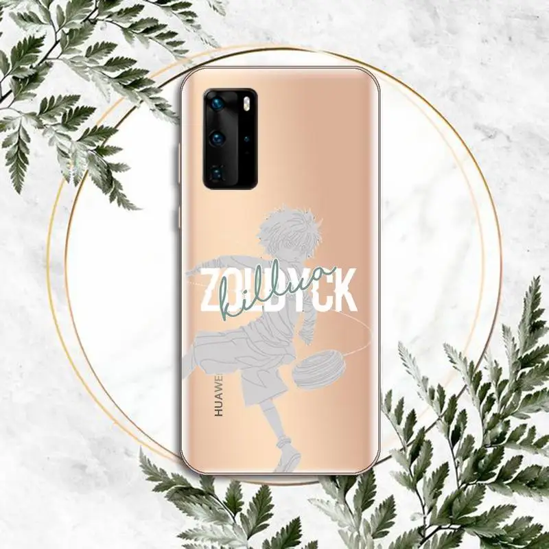 

Hunter X Hunter Killua Zaoldyeck Phone Case Clear Transparent for huawei honor P 40 30 20 lite Pro 10 i 8 9 x p smart 2019