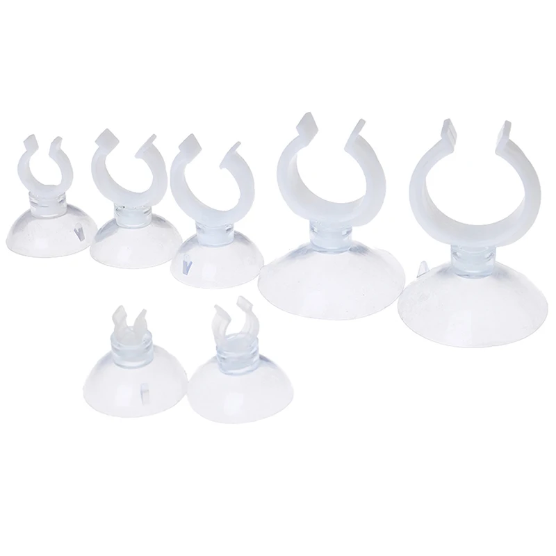 10Pcs Aquarium Fish Tank Suction Cup Sucker Holders For Air Line Tube Hose Pump | Parts