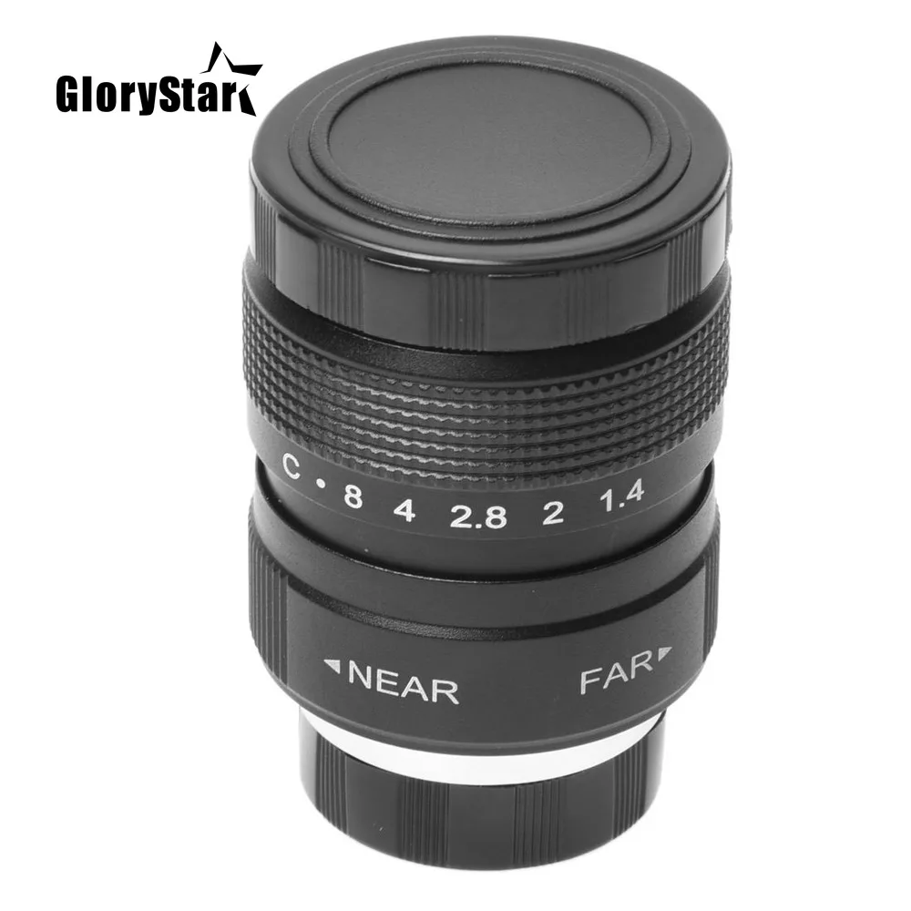 Объектив C-Moun для телевизора 25 мм f/1 4 дюйма камер с-Mount sony nikon canon pentax fuji m4/3 nx |