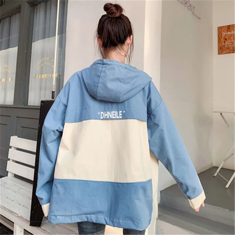 

2020 Spring Autumn Coats Women Tops Korean bf Harajuku Loose Hip Hop street Baseball Uniform Jackets Female Tops M76
