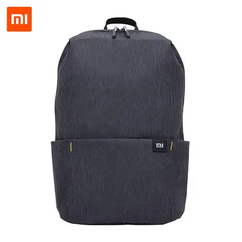 Рюкзак Xiaomi маленький для мужчин и женщин, оригинальный Простой Водонепроницаемый ранец для ноутбука 15,6 дюйма 20 л, легкая дорожная школьная ...