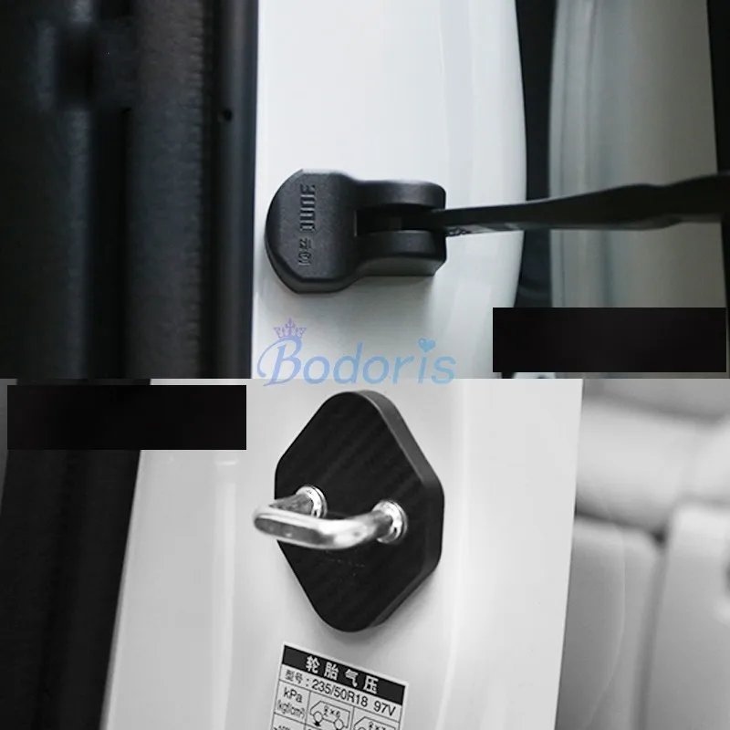 Водонепроницаемая Пряжка для дверного замка из углеродного волокна Toyota C-HR C HR