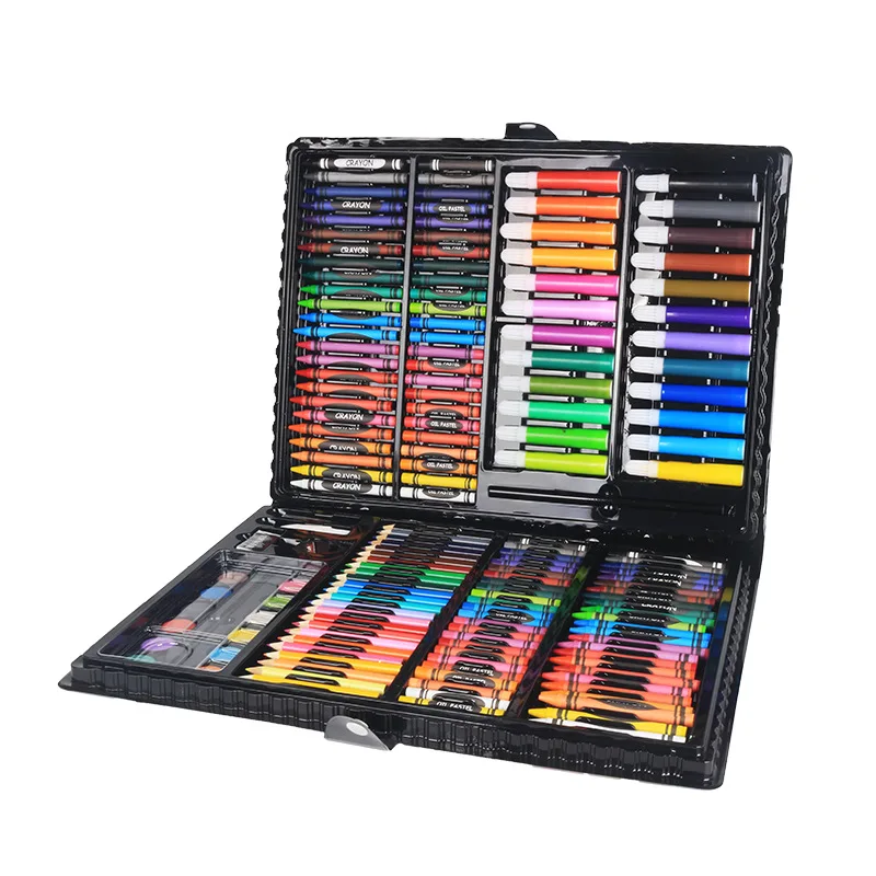 168pcs Набор для рисования для детей 150 168 шт. бокс с подачей пакетов doodle арт бокс набор для рисования детский набор для рисования - Цвет: 168pcs