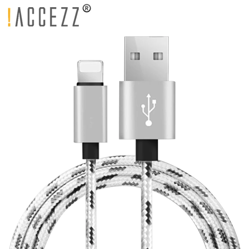 ! USB кабель ACCEZZ для быстрой зарядки и передачи данных iPhone 12 11 Pro Max XS MAX XR X 7 6 8 6S iPad Mini