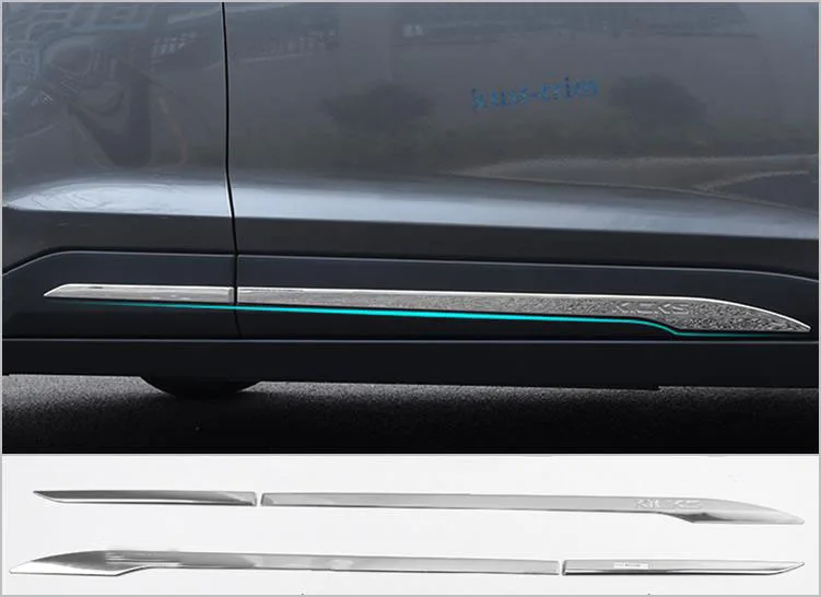

FOR Nissan Kicks 2018 Stainless Steel Side Door Body Molding Cover Trim 4PCS