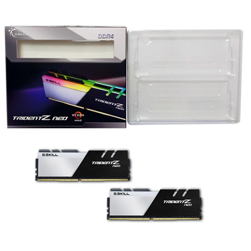 G.Skill Trident Z Neo Series 16 ГБ 32 64 Гб 288-Pin SDRAM DDR4 3200 3600 3800 4000 МГц 1 35 в двухканальная Модель